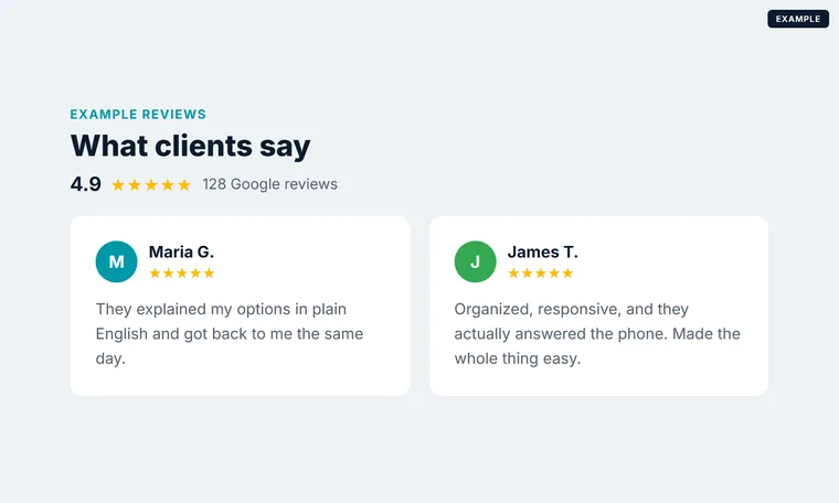 Reviews, managed